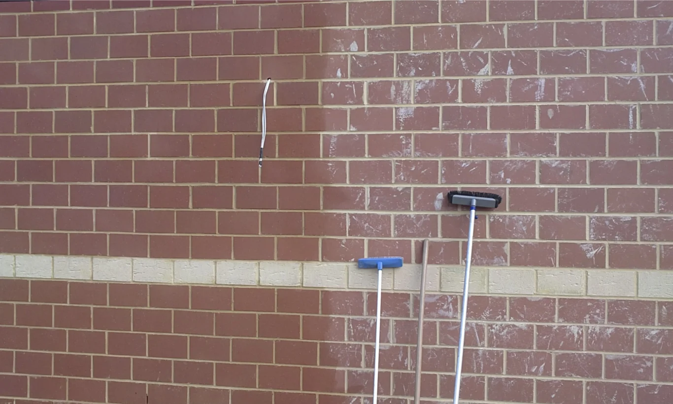 Residential Soft wash Concrete cleaning
