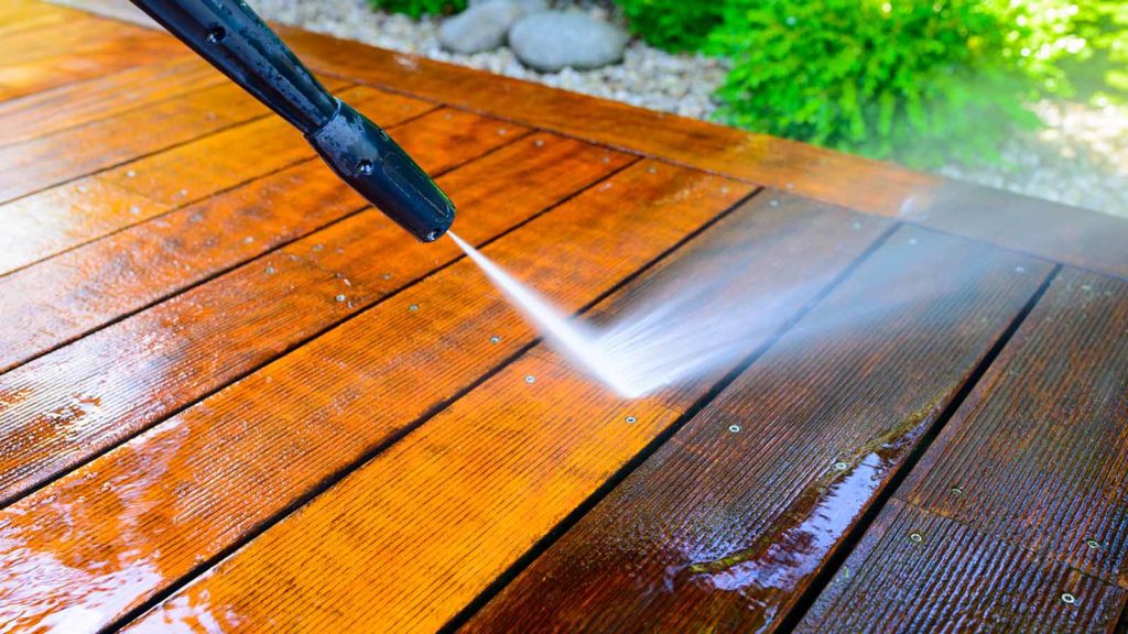 Residential Deck Clean services